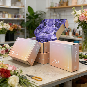 Boîte d'expédition <span class=keywords><strong>en</strong></span> carton ondulé de luxe, emballage personnalisé imprimé <span class=keywords><strong>en</strong></span> couleur pour les cadeaux de vente au détail et la livraison <span class=keywords><strong>en</strong></span> <span class=keywords><strong>ligne</strong></span>, boîte écologique - Product Image 6