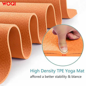 Tapis de yoga Woqi 6 mm d'épaisseur, antidérapant, en PVC, pour enfants et filles, pour la danse, les exercices et l'usage domestique - Product Image 3