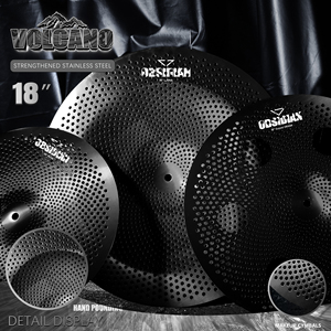 PD OEM a basso Volume materiale professionale pratica piatti Set all'ingrosso all'ingrosso di percussioni silenziose per uso domestico Set Set <span class=keywords><strong>7</strong></span> pezzi - Product Image 2
