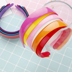 Accessoires de peinture classique à bord large de 2.5cm avec dents bandeau de lavage de visage antidérapant bandeau en plastique de couleur en gros - Product Image 2