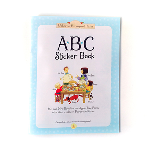 Adesivo personalizzato per bambini adesivi riutilizzabili per libri produttore di libri adesivi per bambini - Product Image 2