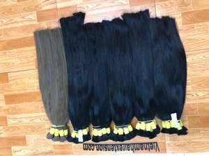Extensions de cheveux humains vierges Remy en gros, tissage invisible, lisses et soyeux, 100 grammes, avec baby hair, cheveux non traités - Product Image 6