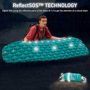 WLLHIKE <span class=keywords><strong>Tapis</strong></span> <span class=keywords><strong>de</strong></span> nuit gonflable pour randonnée en plein air et <span class=keywords><strong>camping</strong></span> avec coussin <span class=keywords><strong>de</strong></span> premiers soins réfléchissant en code Morse <span class=keywords><strong>Tapis</strong></span> <span class=keywords><strong>de</strong></span> <span class=keywords><strong>sol</strong></span> portable et étanche à l'humidité - Product Image 3
