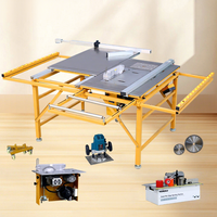Scie à table portative au meilleur prix avec table coulissante pour atelier de menuiserie et fabrication