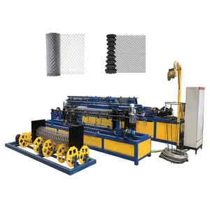 Automatic Welded Wire Mesh Making Machine Automated Chain Link Fence Machine
