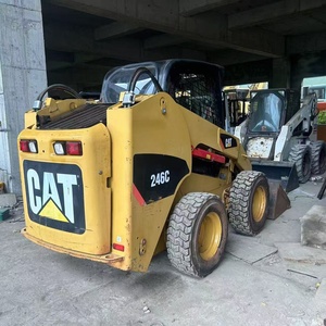 รถตักล้อยาง Caterpillar 246C ขนาด 3 ตัน มือสอง พร้อมเครื่องยนต์ เกียร์ และปั๊ม กำลัง 55 กิโลวัตต์ - Product Image 1