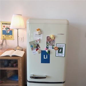 Hermosa pegatina para refrigerador de la tía <span class=keywords><strong>pequeña</strong></span>, tridimensional, creativa, magnética, de resina sintética, estilo europeo - Product Image 4