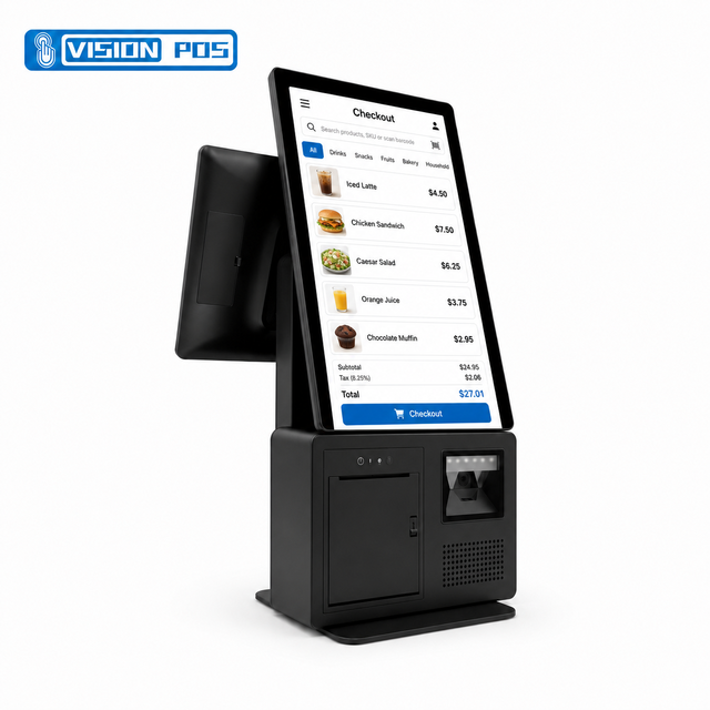 Dual Screen Android All-in-One POS Machine Smart WIFI Cash Register for Clothing Stores Pharmacies Restaurants