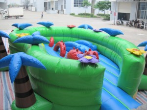 Château gonflable en PVC pour enfants, pour saut et jeux en extérieur, 6m x 5m, capacité 800kg, 12 passagers, usage commercial - Product Image 3