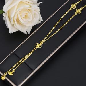 Collar JXX de Nuevo Diseño para Mujer, Chapado en Oro, con Colgante de Corazón, Venta al Por Mayor de Fábrica - Product Image 4