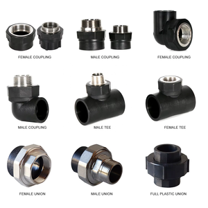 HDPE 융착 피팅 하수처리용 배관 연결 소켓 검정색 - Product Image 3