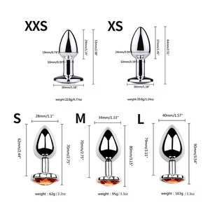 Dildo Anal de Acero Inoxidable de Alta Calidad Netphi, Tapones Anales de Metal, Bolas Anales, Juguetes Sexuales Impermeables para Adultos, Mujeres y Parejas - Product Image 3