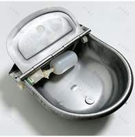 Abreuvoir automatique en acier inoxydable AUGE 304 pour bétail, résistant à la corrosion, avec trou de drainage, 25x25x10cm