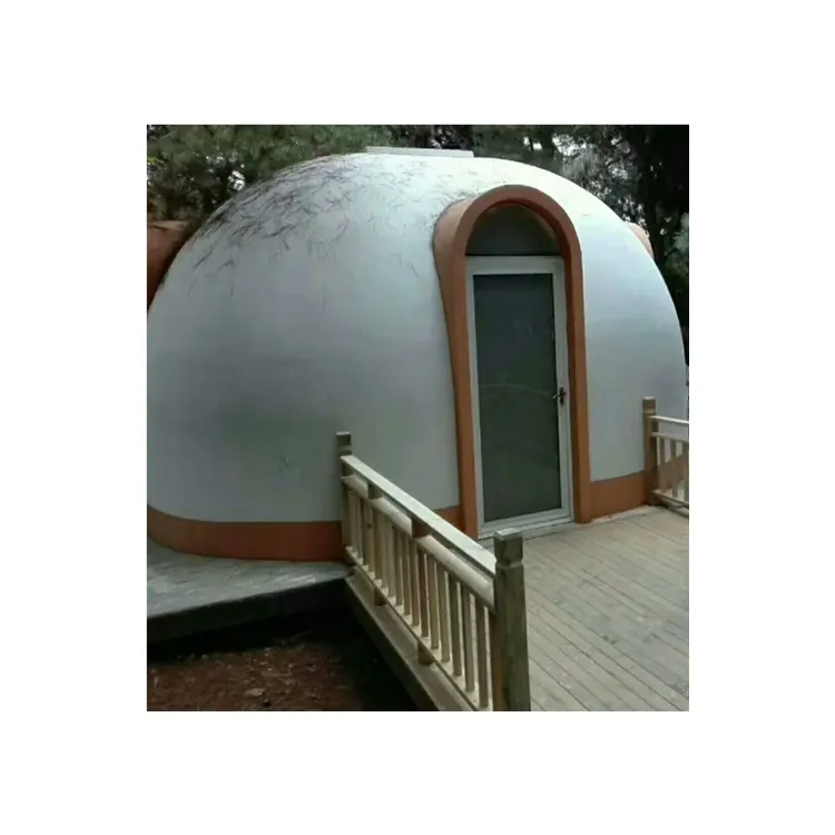 Factory Wholesale 500 Sq Ft Expo Near Me Example Square Foot Eco 5 Person Elon Musk's Escape 5Th Wheel Tiny Foam Dome House