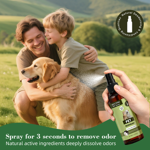 رشاش مضاد للروائح الكريهة صديق للبيئة طبيعي للحيوانات الأليفة للكلاب الكريهة ومزيل الروائح الكريهة بول حيوان أليف غير معطر ومزيل العرق سائب - Product Image 4