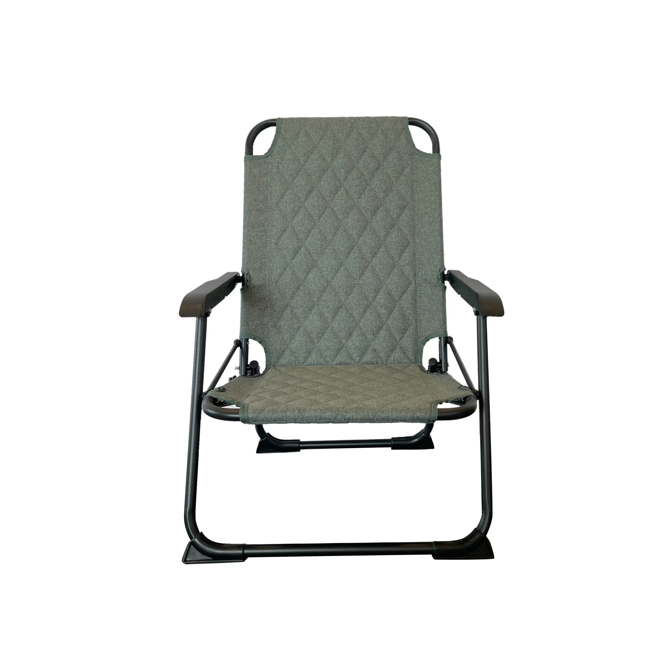 Cadeiras modernas e relaxantes para o ar livre, em alumínio verde leve, com encosto ajustável, dobrável e ajustável