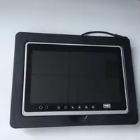 OEM sistem Android 11 9 inci, dengan wifi layar sentuh monitor untuk kursi mobil Bus hiburan tablet