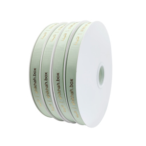 Luxe Grosgrain lintrol groothandel gepersonaliseerde decoratie cadeau bloemverpakking strepen Grosgrain lint - Product Image 3