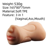 Hot Realistic TPE Vaginal Mastur bator Soft Tight Channel Anal Sexspielzeug für Männer Männlich Muneccas Sexuales Juguete