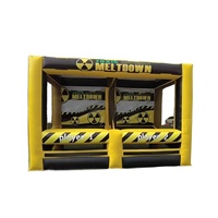 Blaster gonflable commercial d'air de boulet de canon/jeux gonflables de sport de tir de pistolet pour des enfants et des adultes