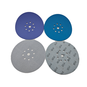 Disque abrasif bleu-violet de 9 pouces à 9 trous, spécial <span class=keywords><strong>ponçage</strong></span> mural, fixation auto-agrippante, pour le polissage du mastic mural et du <span class=keywords><strong>plâtre</strong></span> - Product Image 5