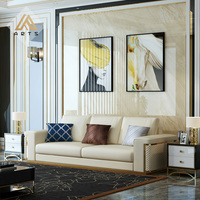 Meubles de maison, design luxueux, canapés en cuir microfibre, idéal pour hôtel, villa, appartement, salon, ensemble de canapés