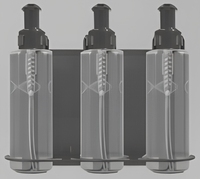 Distributeur de savon liquide pour hôtel de luxe, distributeur de savon en plastique pour salle de bain