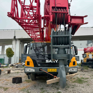 Used_Truck_Mounted_<b>Crane</b> Sany 90ton Lifting Height Used Knuckle Boom Truck Mounted <b>Crane</b> - Product Image 1