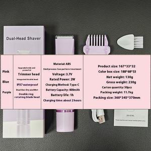 2025 transfrontalier exclusif femmes rasoir électrique ménage épilateur pour parties intimes <span class=keywords><strong>zone</strong></span> <span class=keywords><strong>intime</strong></span> tondeuse à cheveux aisselles - Product Image 2