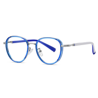 Monture de lunettes de lecture unisexe de luxe, ronde, solide, de qualité supérieure, interchangeable, rouge, pour la mode