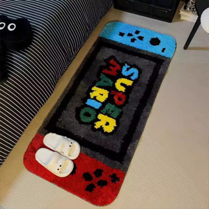 Alfombra Decorativa para Consola <span class=keywords><strong>de</strong></span> Juegos, Hecha a Máquina, Ecológica, con Forma y Tamaño Personalizados, Antideslizante, Impresa, Lavable, para Dormitorio Infantil - Product Image 5