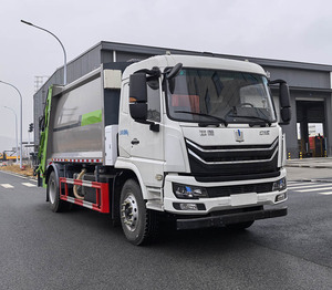 Camión <span class=keywords><strong>de</strong></span> Basura Eléctrico <span class=keywords><strong>de</strong></span> 18 Toneladas, Batería CATL, Motor CRRC, 4x2, Recolector <span class=keywords><strong>de</strong></span> Residuos EV, Cargador Trasero Opcional, Euro 6, Hubei <span class=keywords><strong>1</strong></span> - Product Image 1