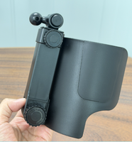 Support magnétique de téléphone pour voiture avec base réglable pour iPhone – Fixation mobile pour voiture