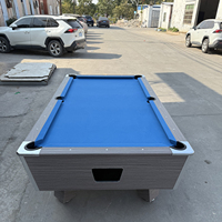 Table de billard commerciale à monnayeur 7FT 8FT avec système à jetons et plateau en MDF pour clubs et salles de jeux – Vente en gros