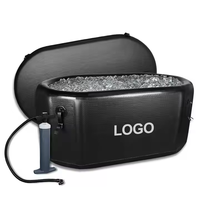 Baignoire glacée extérieure avec système de refroidissement Baignoire à glace gonflable en fibre de verre en PVC Baignoire plongeante froide portable pour récupération de la glace