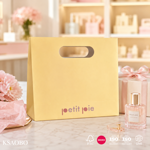 Bolsa de <span class=keywords><strong>Papel</strong></span> Rosa de Lujo Personalizada con Asa de Cinta y Asa Troquelada <span class=keywords><strong>para</strong></span> Empaque de Ropa, Bolsa de Regalo Rosa <span class=keywords><strong>para</strong></span> Boutique al por Mayor - Product Image 6