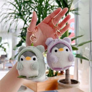 Wholesale Plush Penguin Keychain <b>Cute</b> Stuffed Animal Doll Keychain Toy Kawaii Penguin <b>Keyring</b> Bag Purse Charm Decoration - Product Image 5