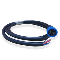 Conector Automotriz Impermeable IP68 M23 de 2+1+5 Pines para Cable de Motor de Bicicleta Eléctrica