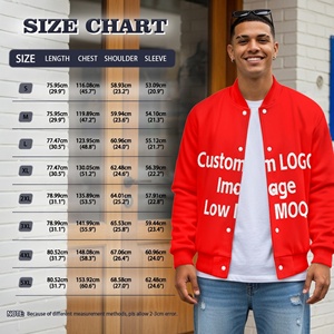 Veste <span class=keywords><strong>de</strong></span> baseball pour homme avec logo personnalisé en gros, style printemps et automne, veste universitaire décontractée <span class=keywords><strong>de</strong></span> haute qualité fabriquée en usine, pas <span class=keywords><strong>de</strong></span> MOQ - Product Image 6