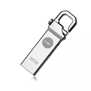 원래 USB 플래시 드라이브 128 기가바이트 64 기가바이트 32 기가바이트 16 기가바이트 금속 Pendrive HP 키 체인 2.0 USB 메모리 스틱