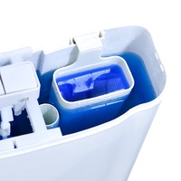 Vente directe usine : Boîte de rangement suspendue pour comprimés nettoyants WC en plastique, empêchant les résidus dissous de polluer le réservoir d'eau