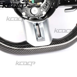 Pour Benz AMG GLC <span class=keywords><strong>GLE</strong></span> <span class=keywords><strong>S63</strong></span> G63 G65 Gt63 EQB GTS GT W205 W204 W206 W221 W222 W223 W213 W211 W219 LED Volant en fibre de carbone - Product Image 2