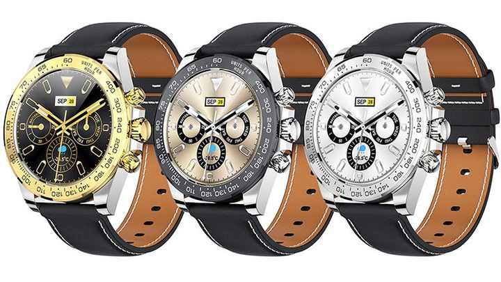 Stainless Steel Rotating Dial Smartwatch - AW13 PRO