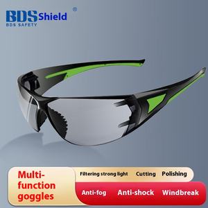 Bds oem ce רכיבה על אופניים משקפי זכוכית עדשה אנטי-שריטה נגד ערפל נגד השפעה אנטי-uv תעשייתי משקפי מגן מסגרת pc - Product Image 2