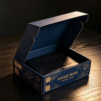 Boîte à courrier pliable personnalisée, impression personnalisée OEM pour les petites marques de bijoux faits à la main, dropshipping, boîte en papier