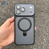 Coque de téléphone portable de luxe personnalisée avec support magnétique pour iPhone 18 17 16 Pro Max 15 Plus 14 13 12 Pro 11