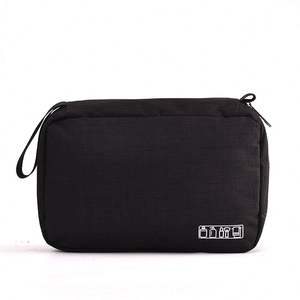 China Factory Custom Waterproof Portable Wash Bag Hanging Travel Organizer <b>Toilet</b> Cosmetic Bag with Hook - Product Image 3