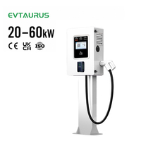 Nouvelle station de recharge rapide pour véhicules électriques DC de 30 kW, 40 kW, 50 kW avec interfaces CCS/GBT/Chademo, système intelligent CE