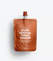 Pochette debout en plastique PET transparent de 50 ml à 500 ml avec bec verseur pour bière, eau minérale, champagne, vodka