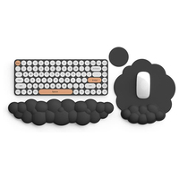 Vente chaude Nouveau Doux Dessin Animé Support Mousse À Mémoire De Jeu Personnalisé Tapis De Souris Poignet Ensemble Ergonomique Ordinateur Portable Léger pour Bureau Maison